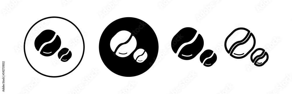 Coffee and Tea line icons. Cappuccino, Teapot, and Coffee pot. Coffee beans linear icon set Coffee and Tea line icons. Cappuccino, Teapot, and Coffee pot. Coffee beans linear icon set