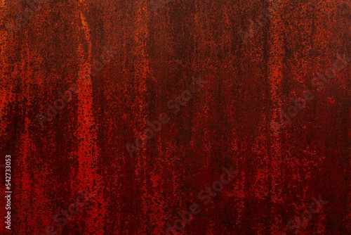 rusty orange metal wall abstract grunge background