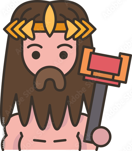 Obraz na plátně hephaestus  icon