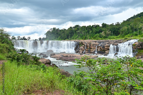 Tad Sae Pha Waterfall in the Bolaven Plateau  Southern Laos