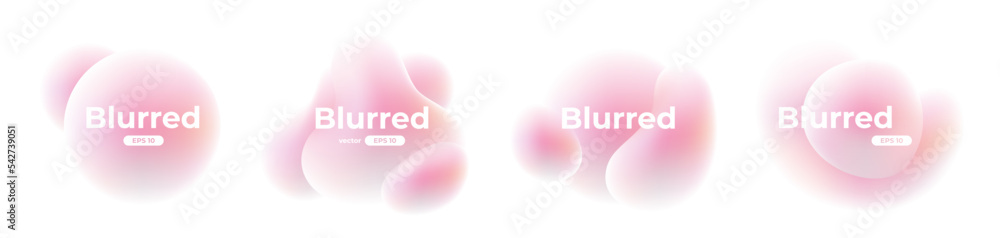 Banner with gradient isolated on white background. Abstract liquid 3d shapes. Vector set. Fluid vivid gradients for banners, brochures, covers. Colorful bright template. Splash. Dynamic soft color. Banner with gradient isolated on white background. Abstract liquid 3d shapes. Vector set. Fluid vivid gradients for banners, brochures, covers. Colorful bright template. Splash. Dynamic soft color.