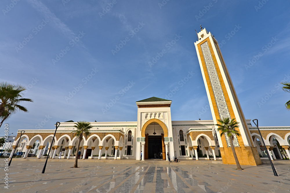 Obraz premium Masjid Lalla Abosh mosque in Tanger in Marocco