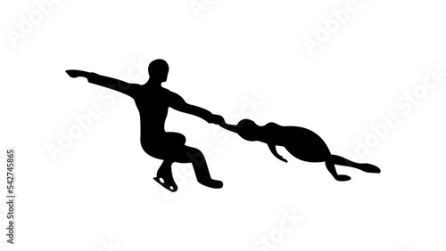 figure skating silhouette
