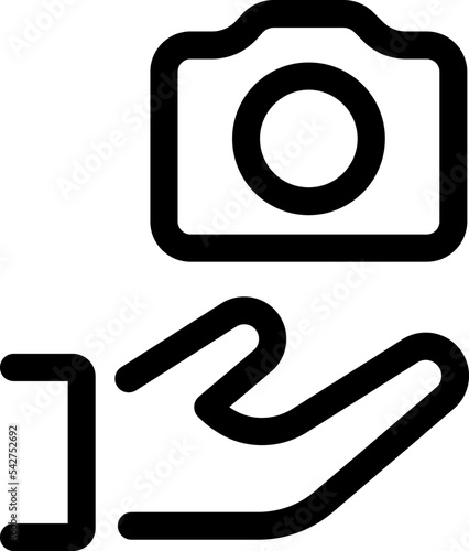 Camera linear web icon