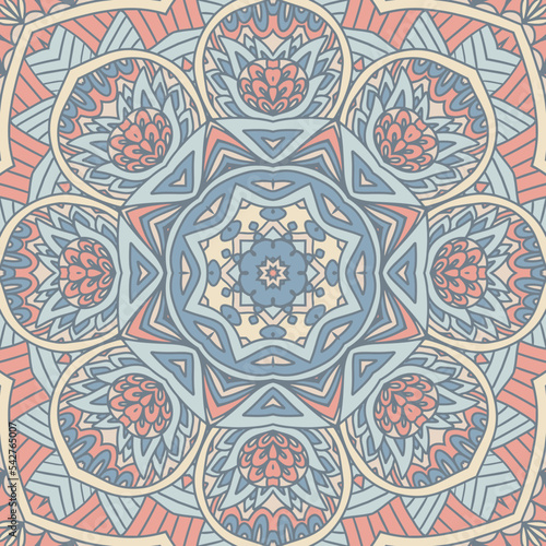 abstract geometric tiles bohemian ethnic seamless pattern ornamental. Hand drawn graphic print