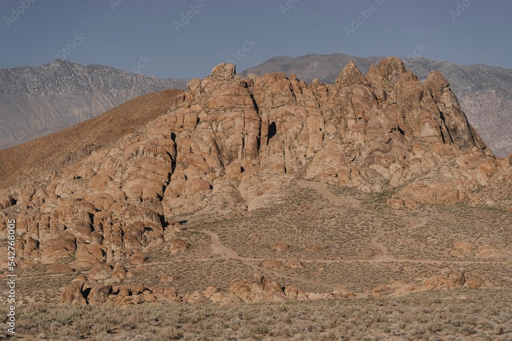 Rocky desert landscape of Alabama Hills 