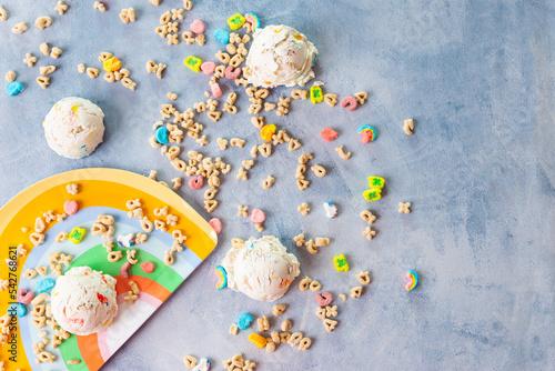 Lucky Charm Ice Cream