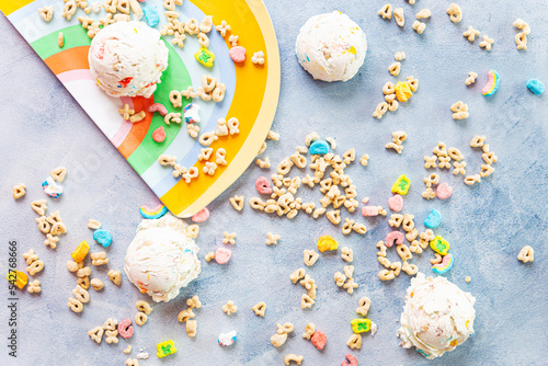 Lucky Charm Ice Cream