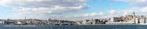 Panoramic view of Istanbul - Turkey: October, 2022. The capital of Ottoman Empires © Nurlan