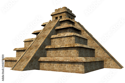 Obraz na plátně Aztec Pyramid PNG