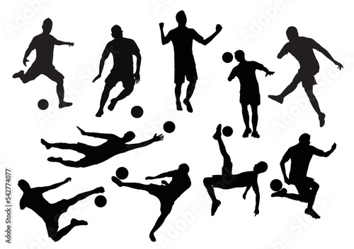Silhouette Football Player