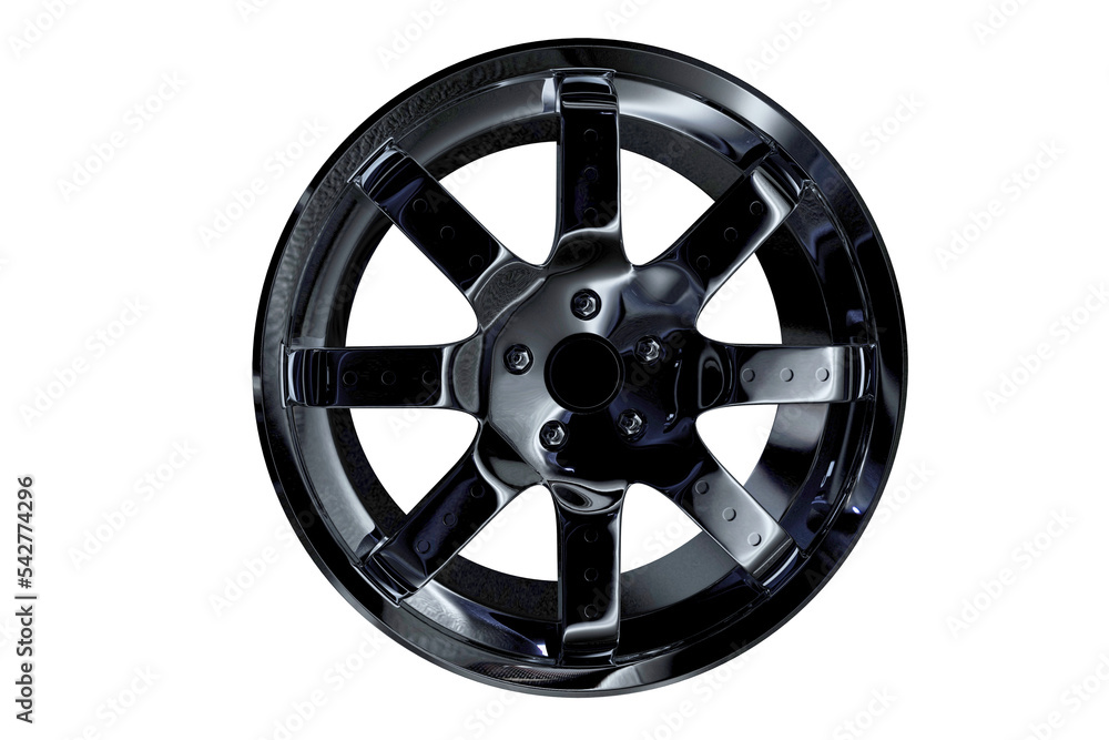 Obraz premium Dark Alloy Wheel