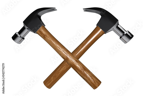 Fotografie Crossing Hammers