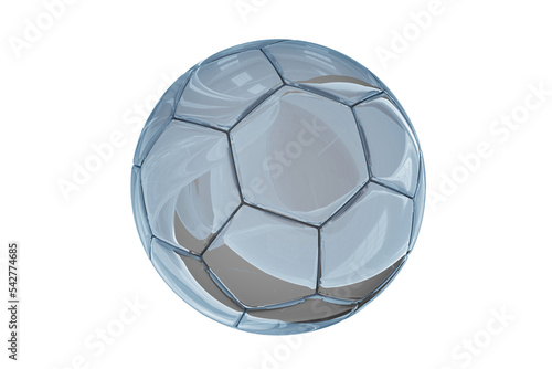 Glassy Soccer Ball PNG