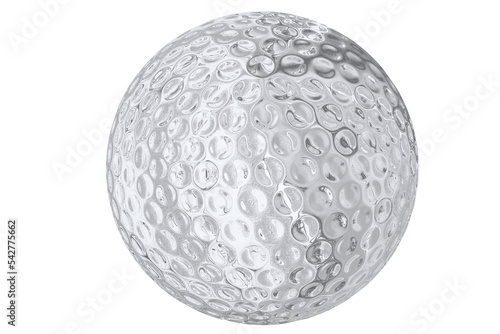 Silver Golf Ball
