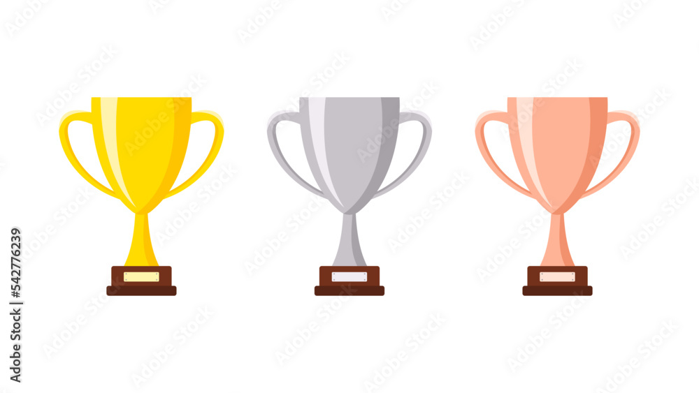 Gold silver and bronze prize cup. Award amphora for winners of competitions and olympiads. Bowl of honor for best vector players Gold silver and bronze prize cup. Award amphora for winners of competitions and olympiads. Bowl of honor for best vector players