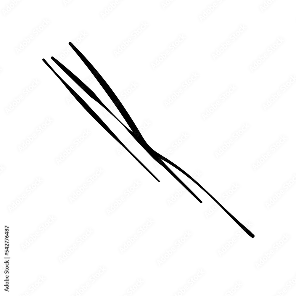 Line Abstract Shape Decorative Design Element Line Abstract Shape Decorative Design Element