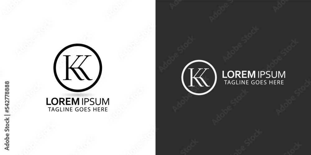 Initial K Logo Design Vector Template, Abstract Letter K Logo Design.