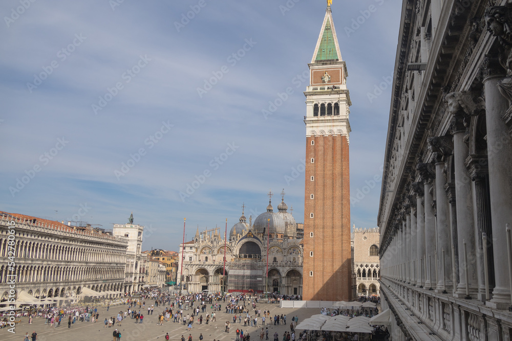 Fototapeta premium piazza san marco, venecia plaza san marco vennezia. San marco square. 