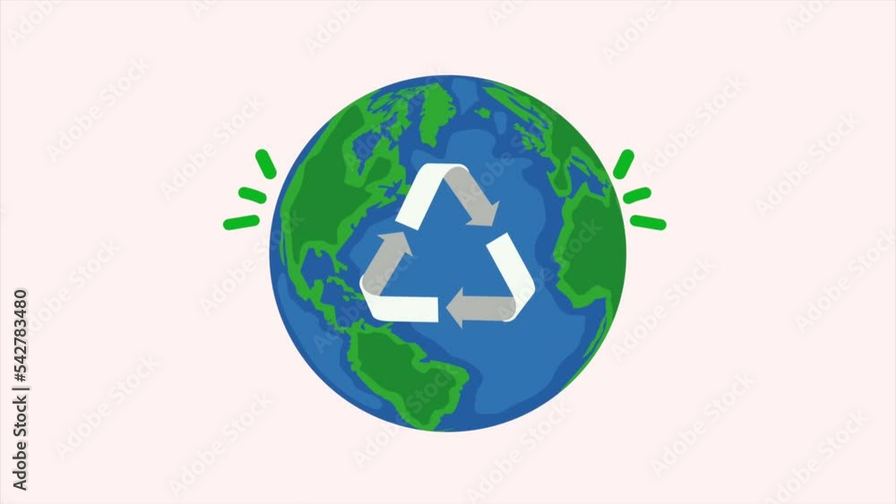 recycle arrows symbol in earth planet recycle arrows symbol in earth planet