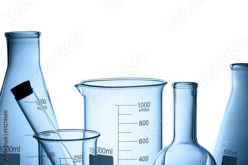 Laboratory glassware set photo