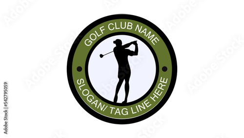 golf club logo design