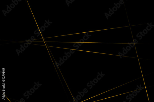 Abstract black with gold lines, triangles background modern design. Vector illustration EPS 10.