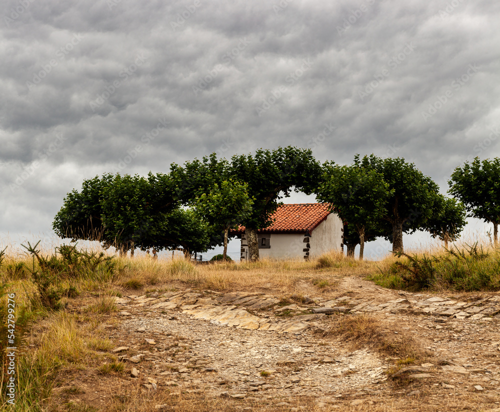 Capilla de Soyartz along the Chemin du Puy, French route of the Way of St James Capilla de Soyartz along the Chemin du Puy, French route of the Way of St James