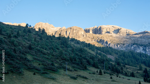 Dolomite summer mountains sunny Alps Italy holidays