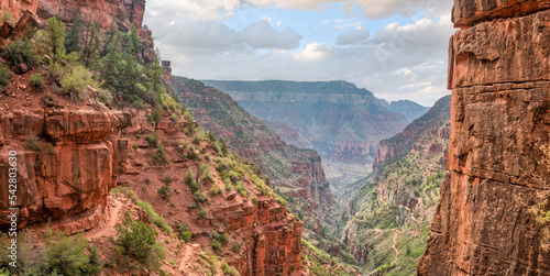 North Kaibab Trail - Grand Canyon National Park - North Rim - near the Supai tunnel photo