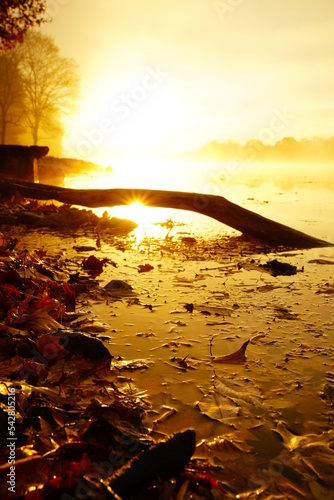 Sunrise over Cumberland River 