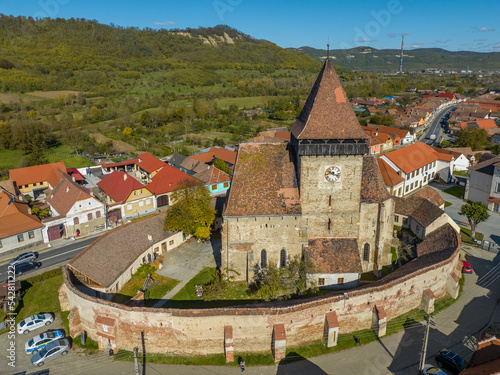 Romania, The Lutheran fortress church located in Axente Sever in Szeban County was built in the 13th century photo
