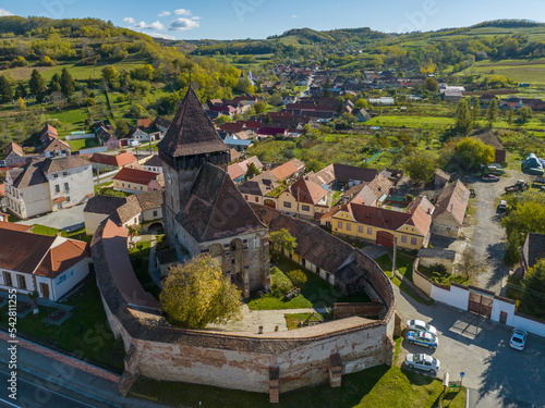 Romania, The Lutheran fortress church located in Axente Sever in Szeban County was built in the 13th century photo