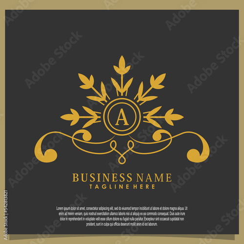 luxury logo design with letter your initials