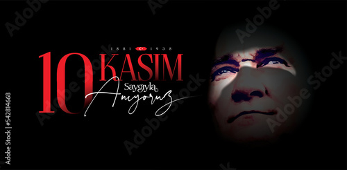 November 10 is the anniversary of Atatürk's death on letter 