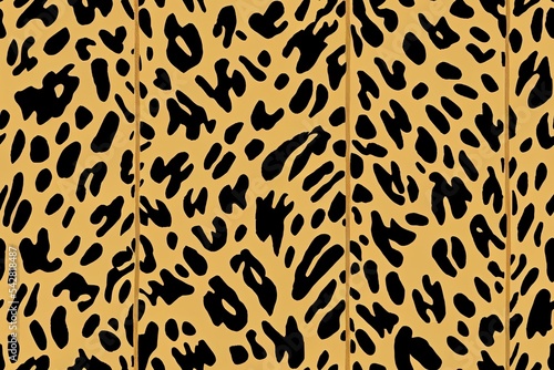 Seamless leopard pattern animal print.