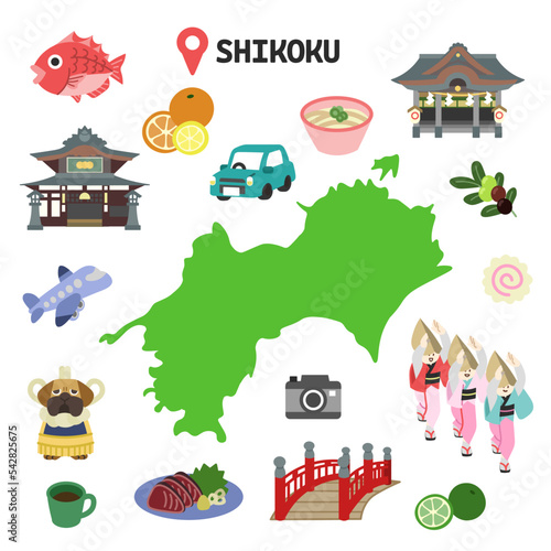 四国地方　観光セット