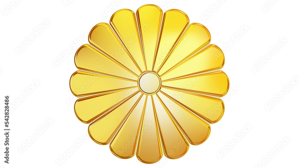 chrysanthemum_crest61.png, [PNG] One of the emblems of Japan