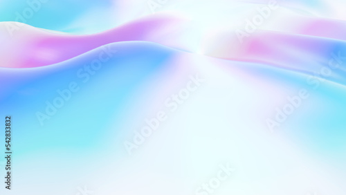 幻想的な青と紫のグラデーション背景素材。波のような背景。