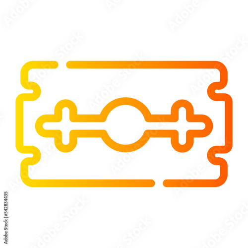razor blade gradient icon