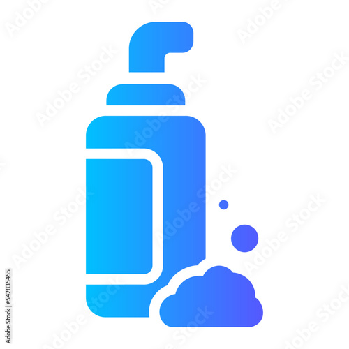 shaving cream gradient icon