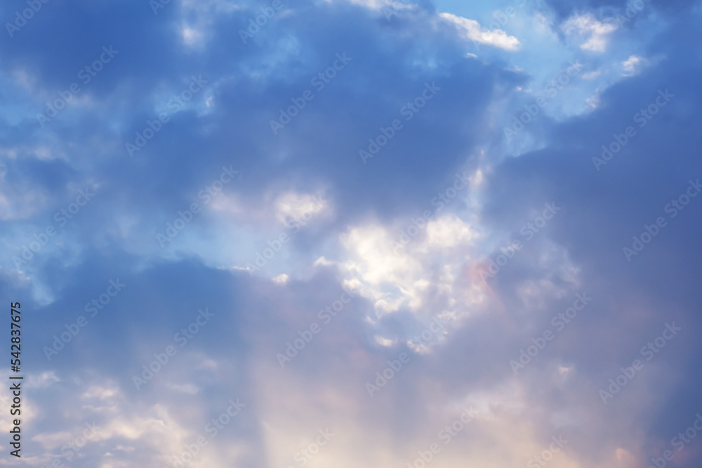 Obraz premium Clouds, blue sky