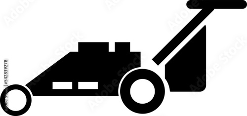 grass cutter icon vector symbol template on white background..eps