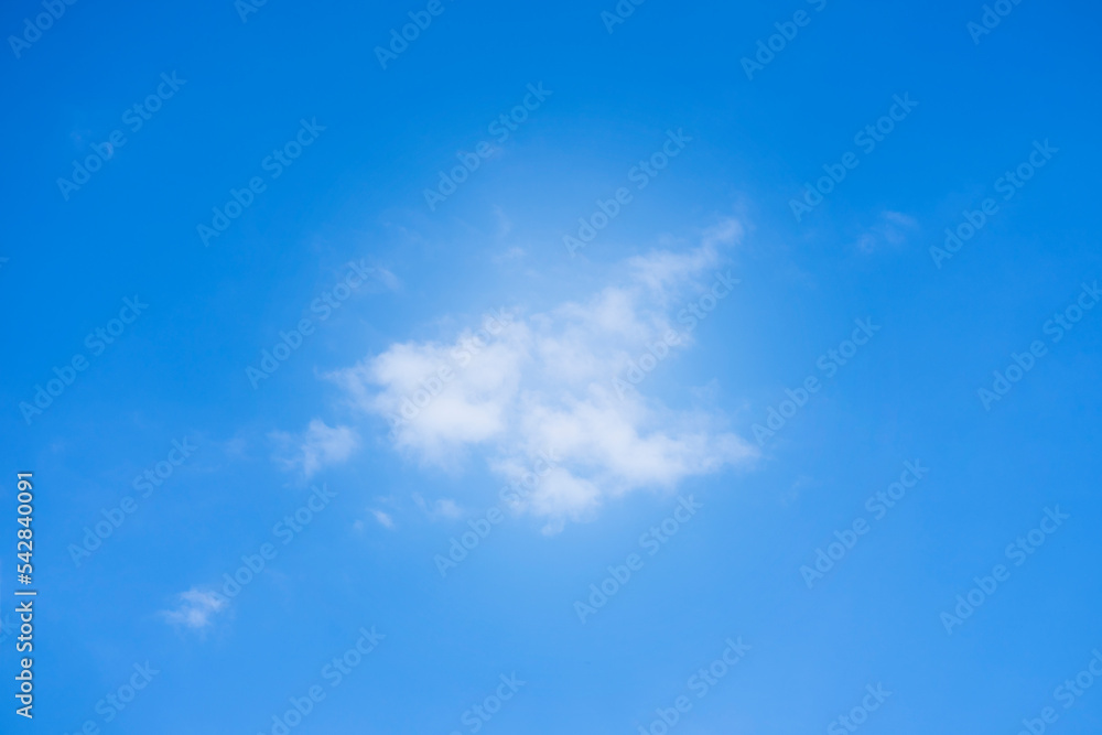 white clouds on nature clear blue sky backgroud