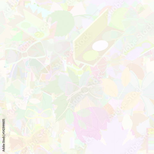 Background pattern abstract seamless design texture. Pastel. Theme is about garden, apple, beech, maquillage, embellishment, composition, cosmetics, tones, greenery, cosmetology, parlor