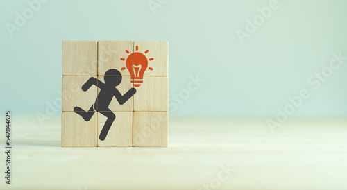 Fotografija Idea generation and innovation strategy concept