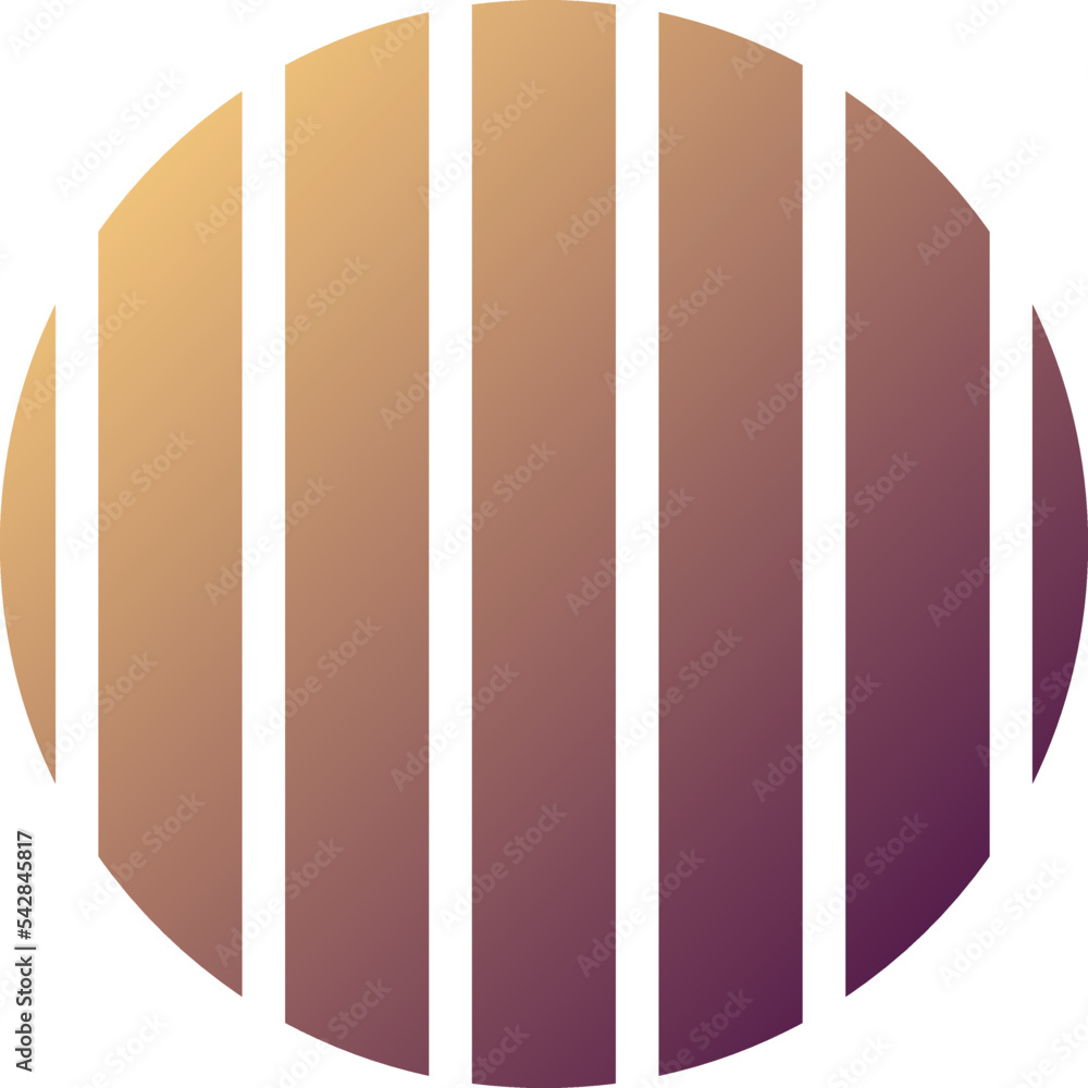 Abstract circle and line logo illustration in trendy and minimal style Abstract circle and line logo illustration in trendy and minimal style