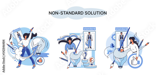 Non standart solution metaphor. Creation of individual decision for integration of disparate production, information and telecommunication systems of customer into single improve management efficiency