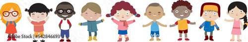 Happy children from all over the world