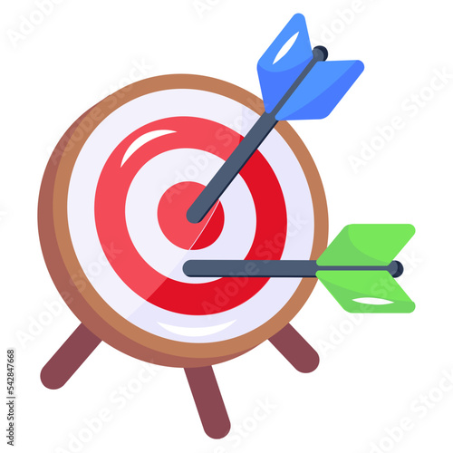 Download flat icon vector of goal 
